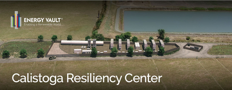 Rendering of the Calistoga Resiliency Center, a first-of-a-kind hybrid energy storage system coupling lithium-ion batteries with hydrogen fuel cells. (Photo: Business Wire)
