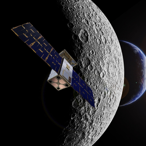 Proven Success: Terran Orbital Celebrates Exceeding 450 Days of Lunar Operations with CAPSTONE Nanosatellite. Credit: Terran Orbital