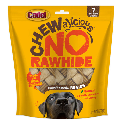 Cadet Announces All-New Line of Rawhide Alternatives and Premium Treats Expansion: Chewalicious™ No Rawhide Chews, Chef's Specialties™ Beef Hide Shish Kabobs; and Homestyle Jerky Turducken Recipe. (Photo: Business Wire)