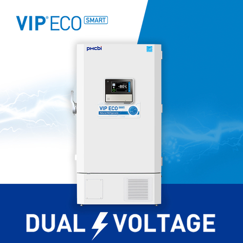 original PHCbi brand VIP ECO SMART Dual Voltage model MDF-DU703VHA-PA. (Graphic: Business Wire)