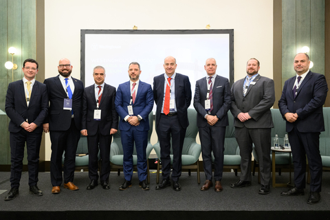 original From left to right: Ivan Pironkov (Westinghouse), Oscar Prat (Westinghouse), Rumen Radev (Minister of Energy, Bulgaria), Delyan Dobrev (Chairman of the Energy Committee in the Parliament), Kenneth Merten (U.S. Ambassador to Bulgaria), Alex Nestor (Chairman of Kozloduy New Built Company), Sean Jones (Westinghouse), and Ivan Mihaylov (CEO of Amcham). (Photo: Business Wire)