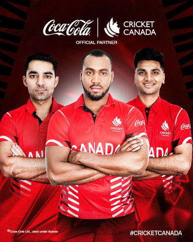 Cricket Canada and Coca-Cola Canada announced they have entered into a new partnership that will see Coca-Cola become the official beverage sponsor of Cricket Canada. (Photo: Business Wire)