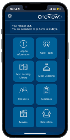 MyStay Mobile is a cloud-based solution that enables patients to access information and services throughout their hospital stay on their personal devices. (Photo: Business Wire)