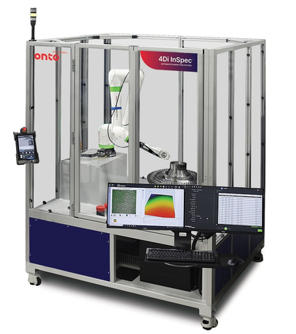 Onto Innovation's 4Di InSpec automated metrology system uses patented, vibration-immune technology to provide automated surface defect and feature metrology for aviation, aerospace and other applications in the industrial manufacturing market. (Photo: Business Wire)