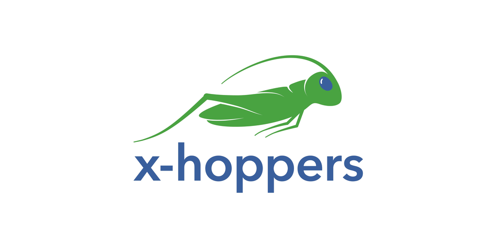 x hoppers light background logo