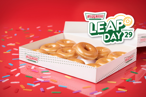 On Leap Day only (Feb. 29), any guest with a Feb. 29 birthday can also receive a FREE Original Glazed® dozen, no purchase necessary. (Photo: Business Wire)