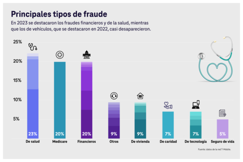 Principales tipos de fraude (Graphic: Business Wire)