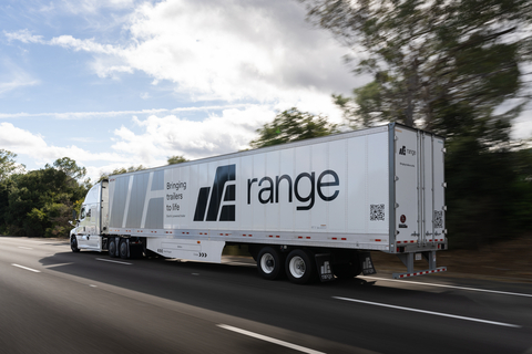 Range Energy's electric powered commercial trailer (Photo: Business Wire)