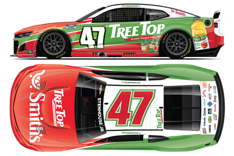 Tree Top will be featured as the co-primary sponsor of Ricky Stenhouse Jr.’s No. 47 Camaro ZL1 at the Pennzoil 400 presented by Jiffy Lube on Sunday, March 3 at Las Vegas Motor Speedway. (Photo: Business Wire)