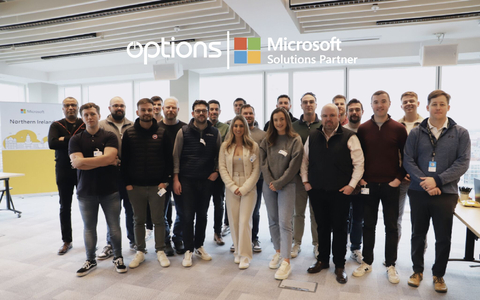 Options today announced the deepening of its strategic partnership with Microsoft following a three-day Copilot for Microsoft 365 workshop held in the firm’s Belfast headquarters.  (Photo: Business Wire)