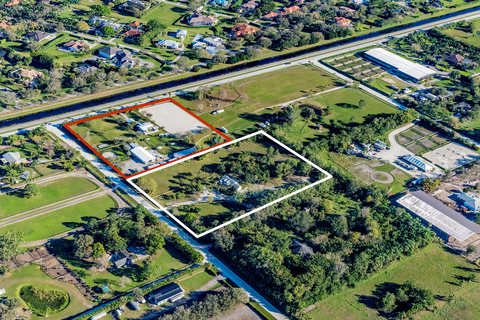 On March 9, 2024, these two, 5-acre parcels in the world-famous equestrian village of Wellington, Florida will be sold to the highest bidder at a luxury auction® without reserve. Together, the contiguous parcels create a 10.26-acre horse farm that includes a 150-ft x 250-ft arena, round pen, 18 stalls, and 8 paddocks, in addition to a residence and guesthouse. The parcels will be available separately or as one unit of sale. Platinum Luxury Auctions is exclusively managing the sale on behalf of the seller. WellingtonLuxuryAuction.com. (Photo: Platinum Luxury Auctions)