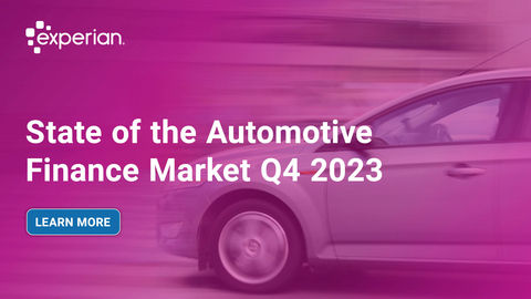 Experian’s State of the Automotive Finance Market Report: Q4 2023. (Graphic: Business Wire)