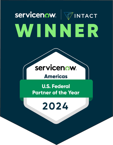 Intact Technology Named ServiceNow U.S. Federal Partner of the Year (Graphic: Business Wire)