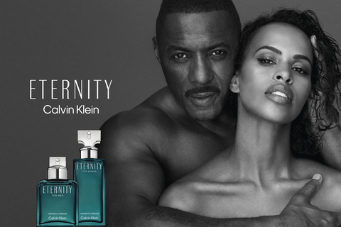 original Calvin Klein Fragrances announces Idris and Sabrina Elba as the face of new Calvin Klein ETERNITY AROMATIC ESSENCE fragrance campaign (Photo: Business Wire)