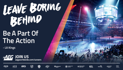 original AEG Launches Latest Employer Branding Campaign “Leave Boring Behind” (Graphic: Business Wire)