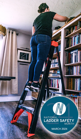 original March is National Ladder Safety Month: Help is Available for Home DIYers. (Photo: Business Wire)