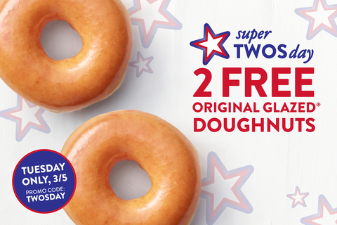 Krispy Kreme® Invites Everyone to Enjoy Two Free Doughnuts on March 5 in Celebration of ‘Doughmocracy’