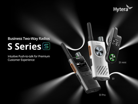Hytera Unveils S Series Business Two-way Radios for Small and Midsize Businesses (Photo: Business Wire)
