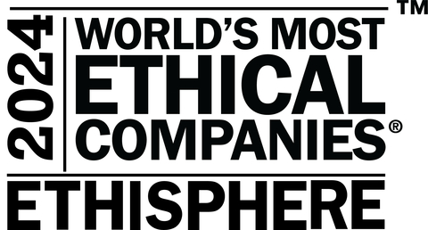 Oshkosh Corporation (NYSE: OSK) has been recognized by Ethisphere, a global leader in defining and advancing the standards of ethical business practices, as one of the 2024 World's Most Ethical Companies. This is the company's ninth consecutive annual recognition. Oshkosh is among 136 honorees spanning 20 countries and 44 industries. (Graphic: Business Wire)