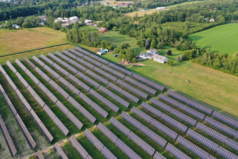 Photovoltaic project developed by RIC Energy in the town of Hanover, in the state of New York (Photo: Business Wire)