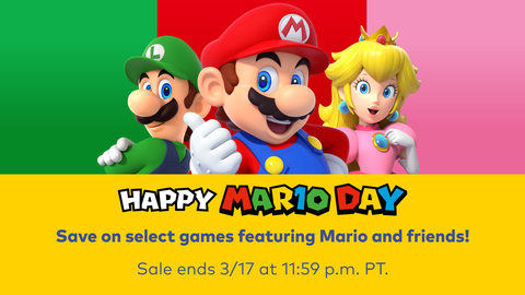 Ready to relive your favorite Mario memories? Today Nintendo commemorates MAR10 Day with a Mega Mushroom-sized list of activities - from competing for rewards to exploring deals on games to special in-person events in honor of our mustachioed hero. (Graphic: Business Wire)