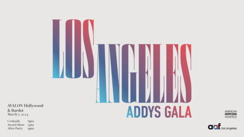 original The American Advertising Federation of Los Angeles Hosts the Los Angeles ADDYS Gala on March 7 (Graphic: AAF Los Angeles)