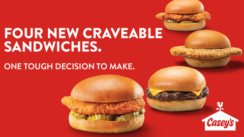 Casey’s Launches All-New Sandwich Line-up (Photo: Business Wire)