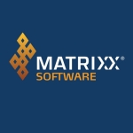 MATRIXX Logo Square Reversed