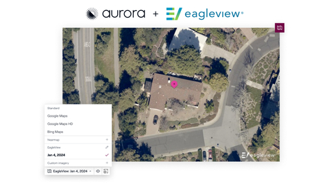 Aurora Solar and EagleView Partner to Drive the Solar Industry Forward (Photo: Business Wire)