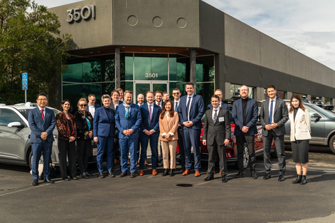 Delegation from the Government of the Grand Duchy of Luxembourg visits Pony.ai's office in Fremont, California, March 6, 2024 (Photo: Business Wire)