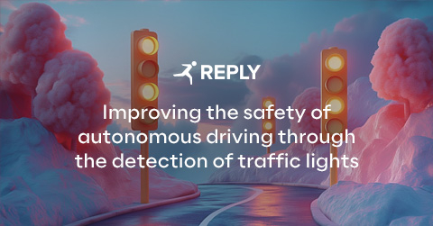 Die KI-basierte Innovation von Reply ermöglicht es autonomen Fahrzeugen, Ampeln präzise zu erkennen und so die Verkehrssicherheit in städtischen Gebieten zu erhöhen. (Photo: Business Wire)