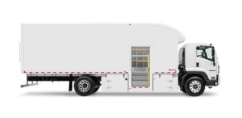 Morgan Truck Body Project Agora concept body featured on an Isuzu FTR chassis (Photo: Business Wire)