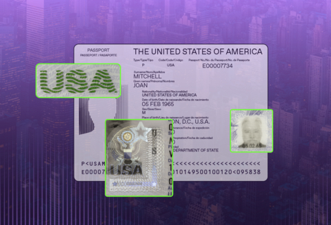 original Regula Document Reader SDK verifies the authenticity of an ID by checking its optically variable features (Photo: Business Wire)