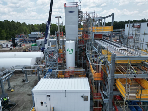 Plug Power Inc.'s electrolytic liquid hydrogen production facility located in Woodbine, Georgia. (Photo: Business Wire)