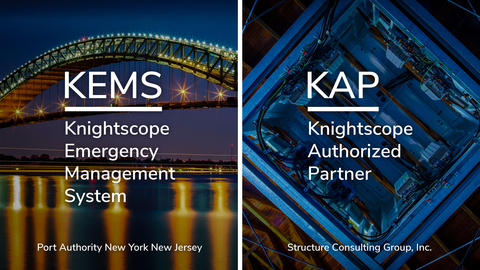 original Port Authority NY NJ expands use of KEMS after life saving event. Structure Consulting Group is newest Knightscope Authorized Partner. (Graphic: Business Wire)