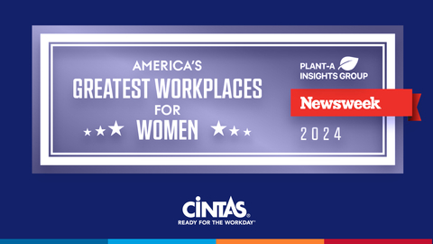 Cintas is once again recognized for being committed to creating an equitable workplace for women. (Graphic: Business Wire)