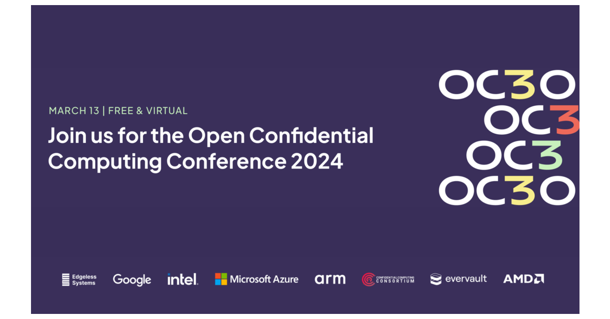 Media Alert: Intel at Open Confidential Computing Conference 2024 - Business Wire