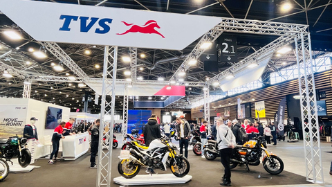 TVS Motor Company zone at Salon du Deux Roues, Lyon in France (Photo: Business Wire)