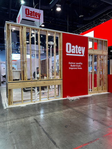 Oatey Co., a leading manufacturer in the plumbing industry since 1916, displayed its wide range of best-in-class bathroom plumbing products and systems at the recent Kitchen & Bath Industry Show (KBIS). This marked the first time Oatey’s large portfolio of bathroom plumbing products and systems – both in front of and behind the wall – were presented at the show, reflecting the company’s century of industry expertise. (Photo: Oatey)