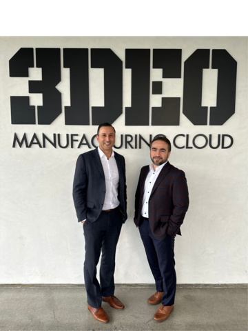 (L-R) 3DEO Co-founders Dr. Matt Petros (CEO) and Dr. Payman Torabi (CTO) (Photo: Business Wire)