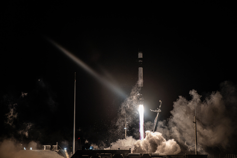 Rocket Lab's 45th Electron mission, "Owl Night Long," lifted off from Launch Complex 1 in Mahia, New Zealand, carrying a satellite for Japanese Earth-observation company Synspective, on March 13 at 4:03 a.m. NZDT. (Photo credit: Rocket Lab)