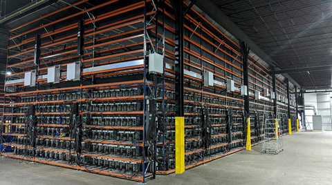 Sentinum, Inc. Bitcoin mining pods at Michigan Data Center (Photo: Business Wire)
