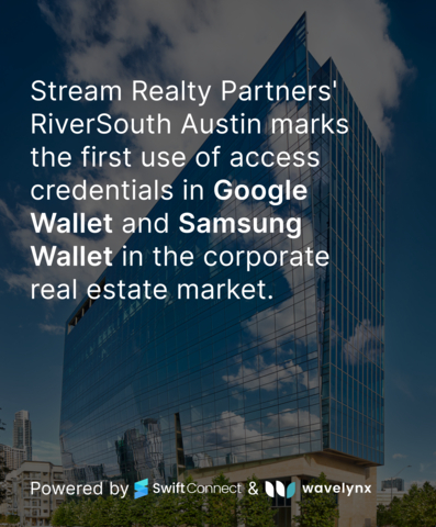 RiverSouth tenants and employees can now use their Android device and Galaxy phone for easy and secure building access at Austin’s most intelligent building. (Graphic: Business Wire)