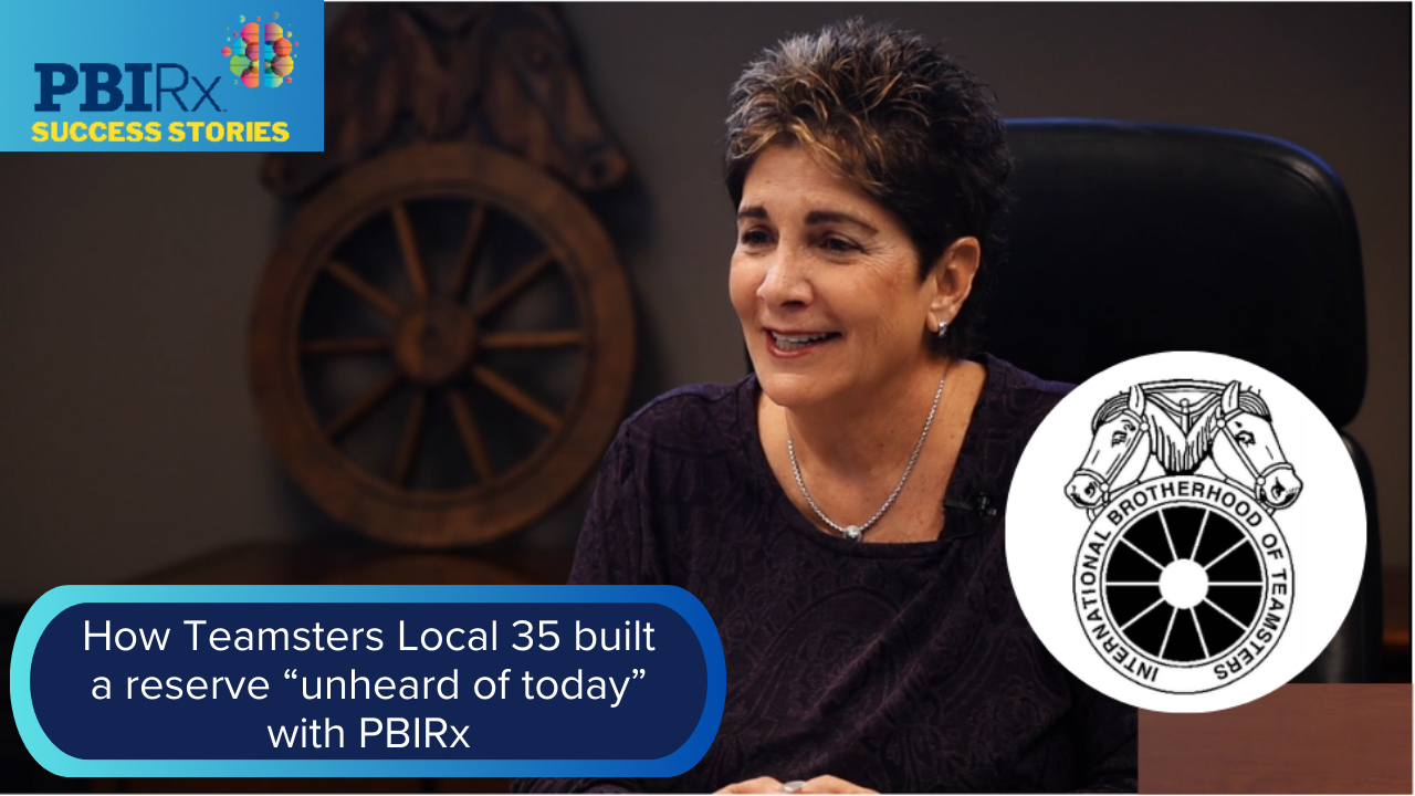 Phyllis Lucidi, Health Plans Administrator for Teamsters Local 35 Health Plans, shares how working with PBIRx’s team of skilled PharmDs, account consultants, and analysts, they have built a reserve “unheard of today,” achieved substantial plan cost savings, and enhanced member outcomes and satisfaction.