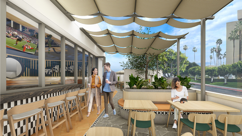 Conceptual rendering of Monaco Italian Kitchen + Bar patio (Photo: Business Wire)