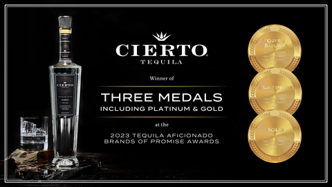 Cierto Tequila Wins Three Medals at the 2023 Tequila Aficionado Brands of Promise Awards (Photo: Business Wire)