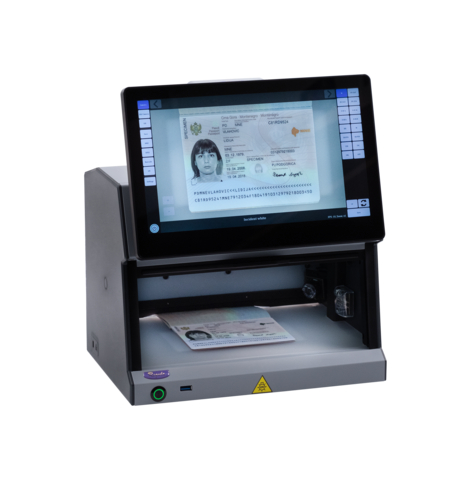 Regula Document Reader SDK verifies the authenticity of an ID by checking its optically variable features (Photo: Business Wire)