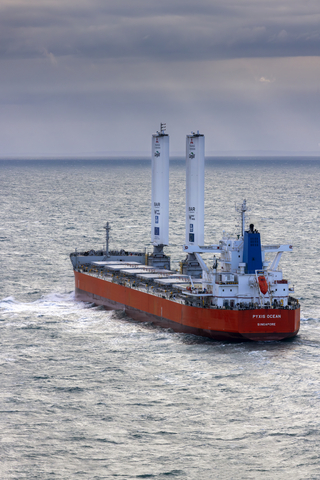 Pyxis Ocean sailing through the English Channel from Spain to Amsterdam, March 2024 (Photo: Business Wire)
