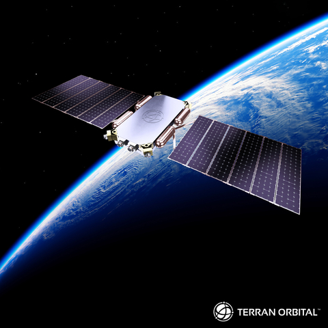 Artist rendering of Terran Orbital’s SmallSat GEO. Credit: Terran Orbital