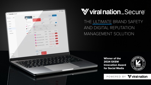 Viral Nation's AI-Powered Brand Safety Solution Wins SXSW Innovation Award (Graphic: Viral Nation)